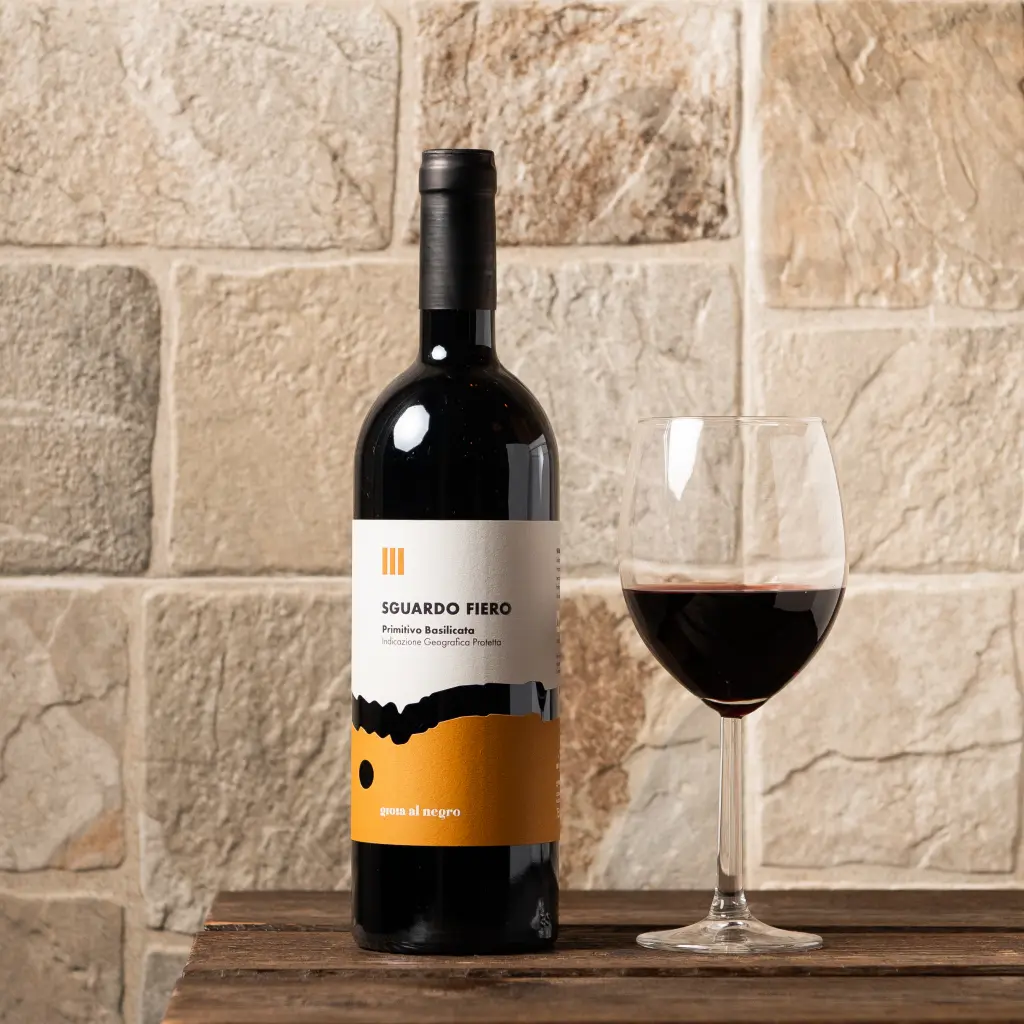 Primitivo Sguardo Fiero Gioia Al Negro
